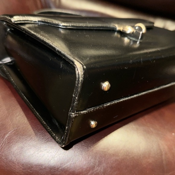 Coret Accessories Little Black Leather Handbag - Picture 10 of 16